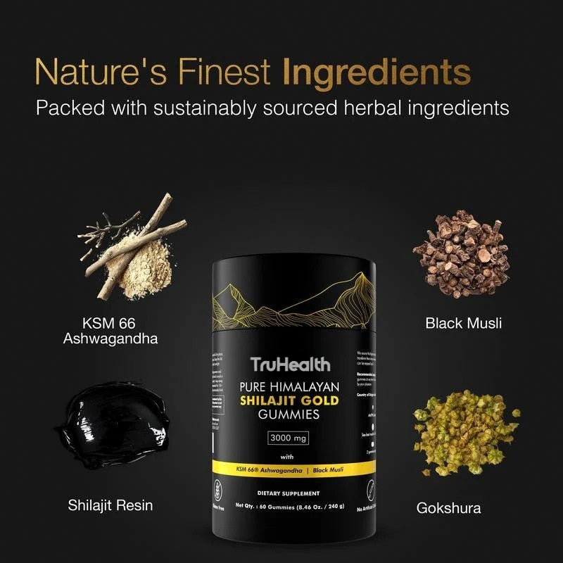 TruHealth™ | Shilajit Gold Gummies
